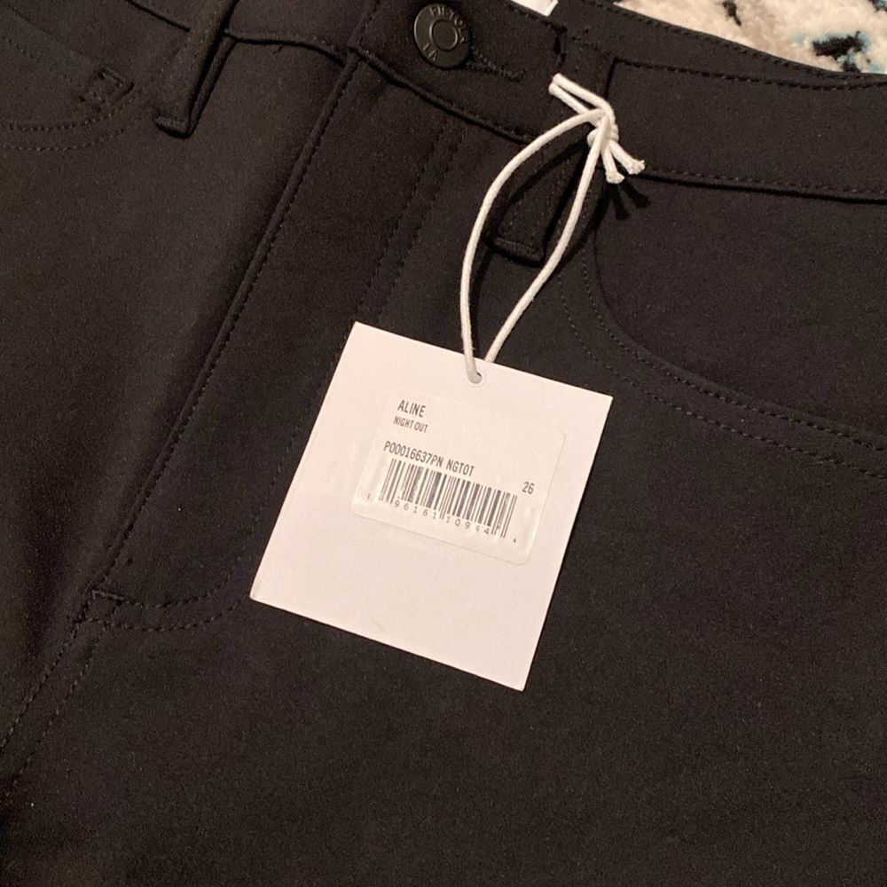 Women’s PISTOLA ALINE NIGHT OUT Black Pants - Picture 3 of 10